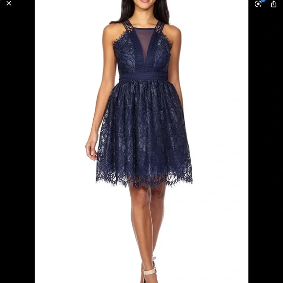 tfnc bridesmaid dresses navy A Line Off Shoulder Navy Blue Long Prom Dresses, Navy Blue Bridesmaid   abcprom